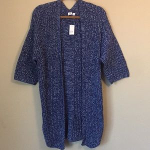 NWT GAP quarter length sleeve thick knit cardigan